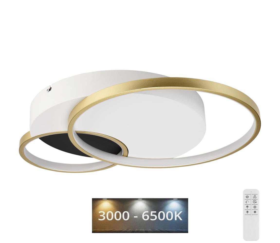 Plafon ściemnialny BENITO LED/31W/230V 3000-6500K biały/złoty