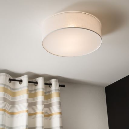 Plafon SIRJA 2xE27/60W/230V śr. 45 cm biały