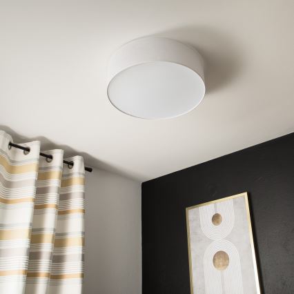 Plafon SIRJA 2xE27/60W/230V śr. 45 cm biały