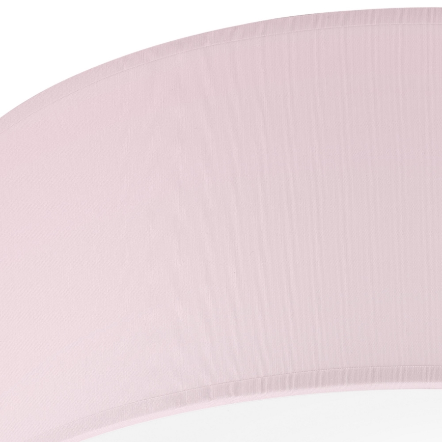 Plafon SIRJA PASTEL 1xE27/60W/230V śr. 35 cm różowy