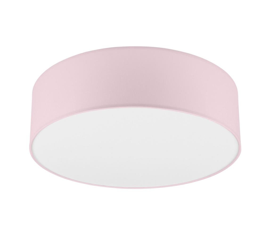 Plafon SIRJA PASTEL 2xE27/60W/230V śr. 45 cm różowy
