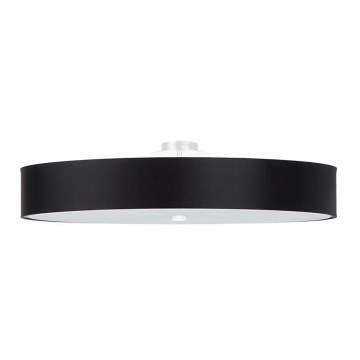 Plafon SKALA 6xE27/60W/230V śr. 90 cm czarny