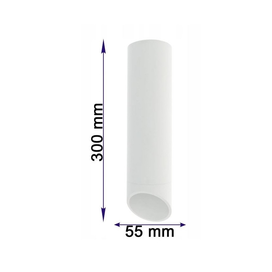 Plafon VALDA 1xGU10/60W/230V biały