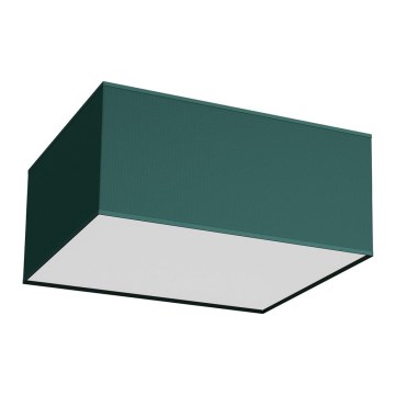 Plafon VERDE 2xE27/60W/230V 40x40 cm zielony