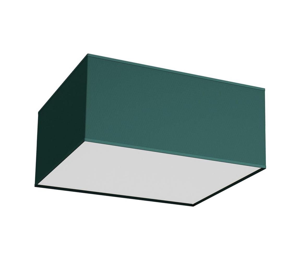 Plafon VERDE 2xE27/60W/230V 40x40 cm zielony