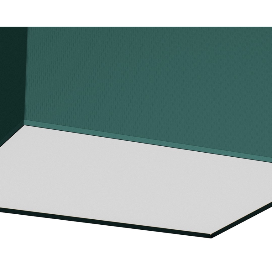 Plafon VERDE 2xE27/60W/230V 40x40 cm zielony