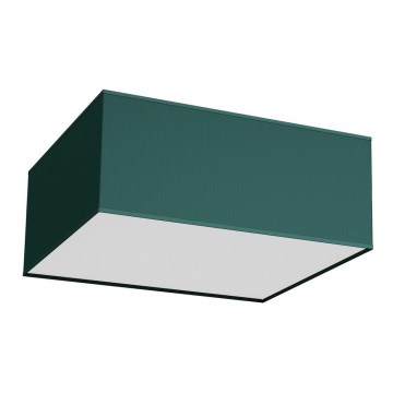 Plafon VERDE 3xE27/60W/230V 50x50 cm zielony