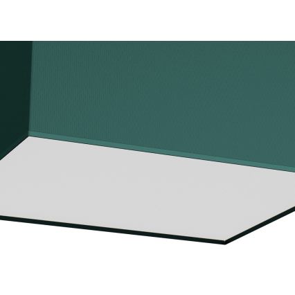 Plafon VERDE 3xE27/60W/230V 50x50 cm zielony