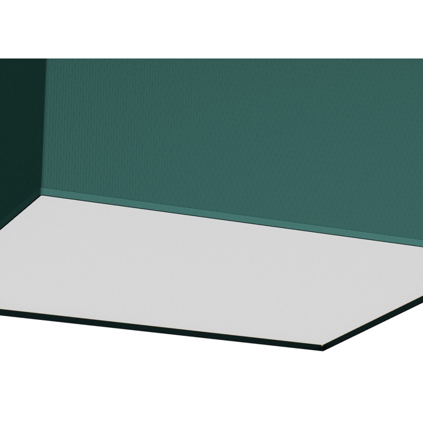 Plafon VERDE 3xE27/60W/230V 50x50 cm zielony