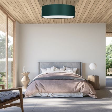 Plafon VERDE 3xE27/60W/230V d. 60 cm zielony