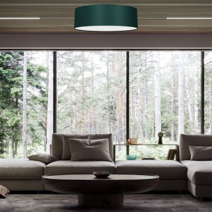 Plafon VERDE 3xE27/60W/230V d. 60 cm zielony