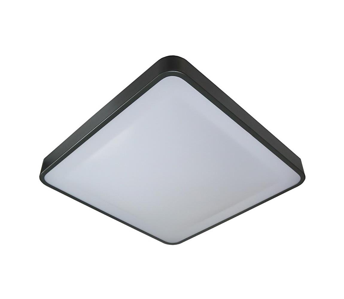 Plafon WILTON 2xE27/60W/230V 37,5x37,5 cm czarny