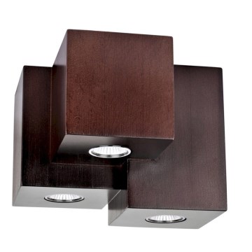 Plafon WOODDREAM 3xGU10/6W/230V buk
