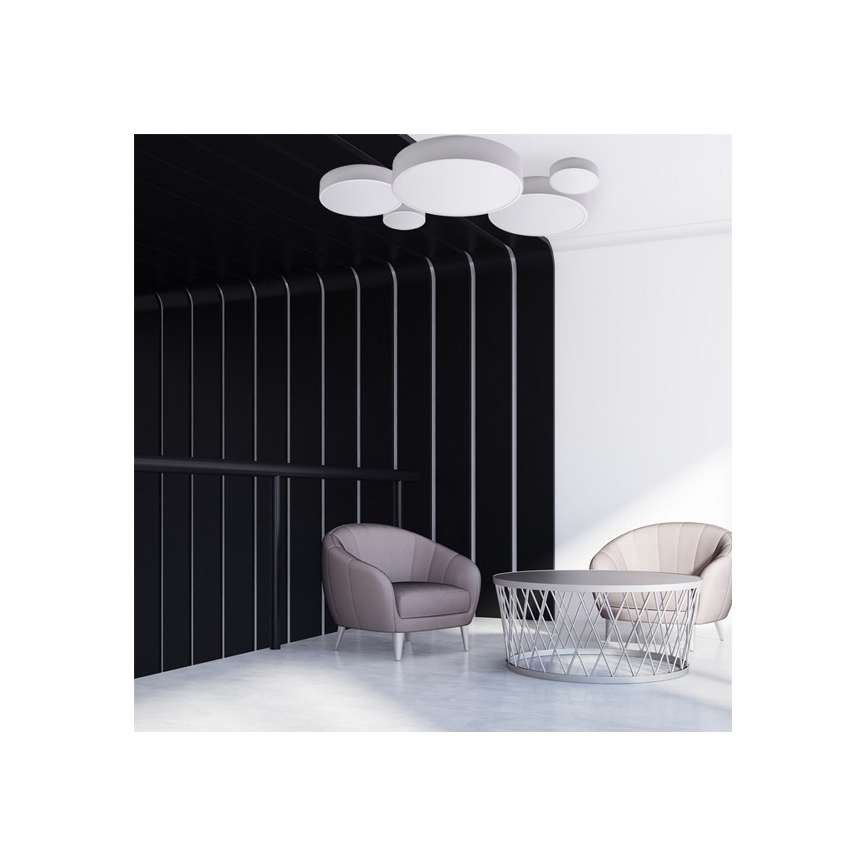Plafon z czujnikiem CLEO 3xE27/24W/230V średnica 40 cm biały