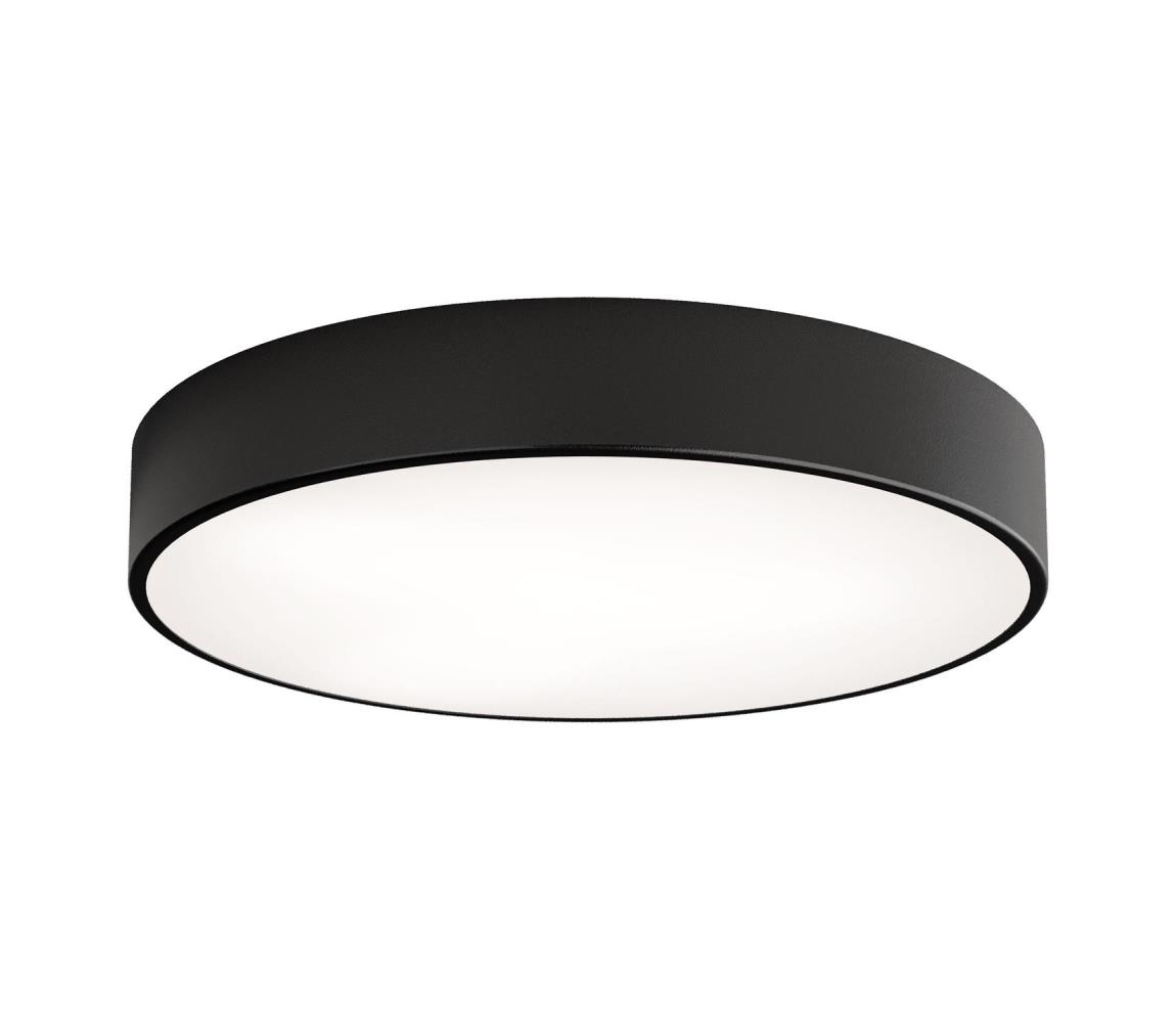 Plafon z czujnikiem CLEO 4xE27/24W/230V śr. 50 cm czarny