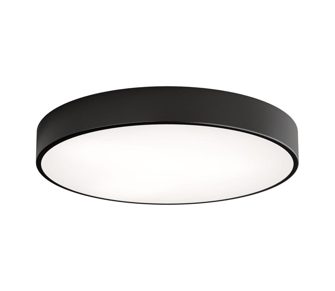 Plafon z czujnikiem CLEO 5xE27/24W/230V śr. 60 cm czarny