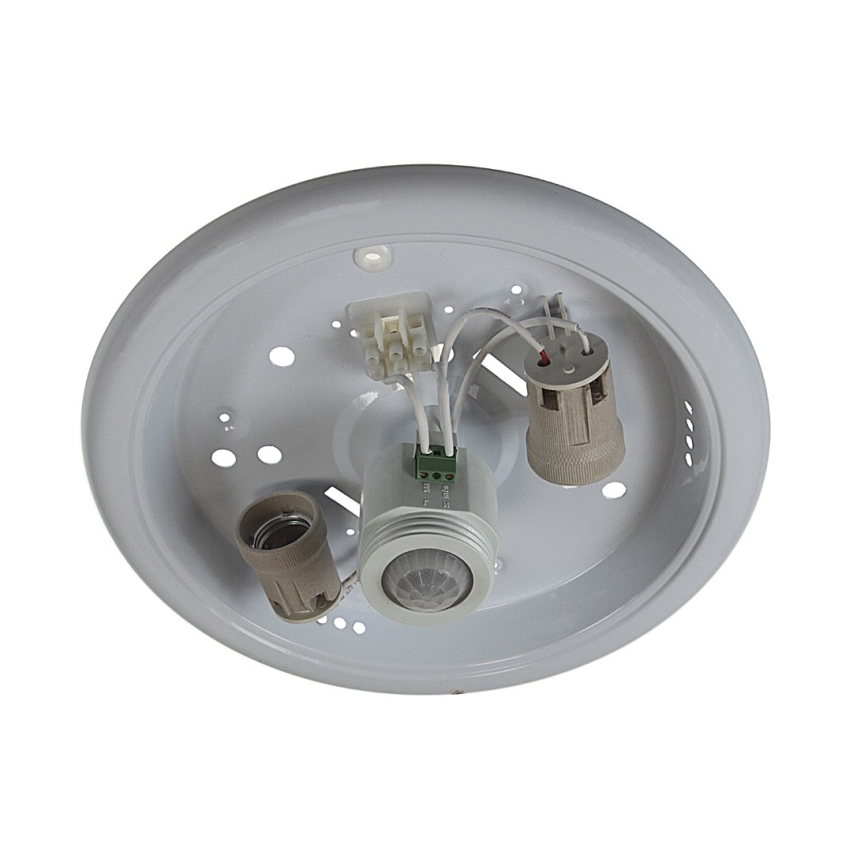 Plafon z czujnikiem PLAFON 2xE27/80W/230V