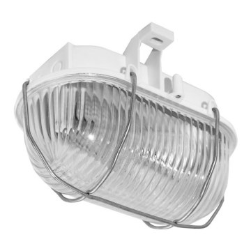 Plafon zewnętrzny OVAL 1xE27/60W/230V IP44 biały