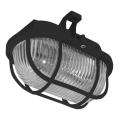 Plafon zewnętrzny OVAL 1xE27/60W/230V IP44 czarny