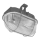 Plafon zewnętrzny OVAL 1xE27/60W/230V IP44 szary