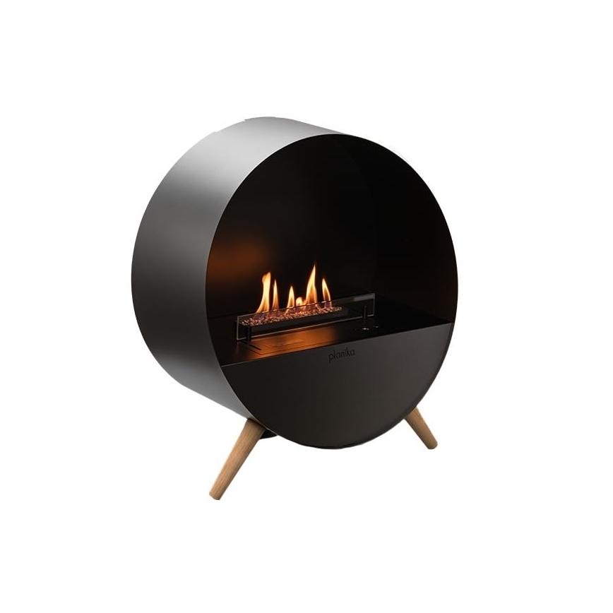 Planika - BIO kominek na pilota 72,6x65 cm 2,5kW/230V czarny