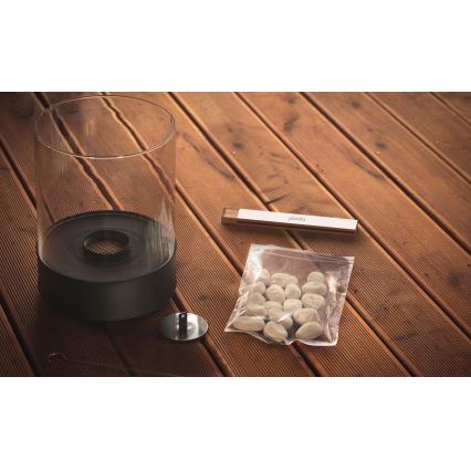 Planika - biokominek 32,1x25,1 cm 2,5 kW czarny