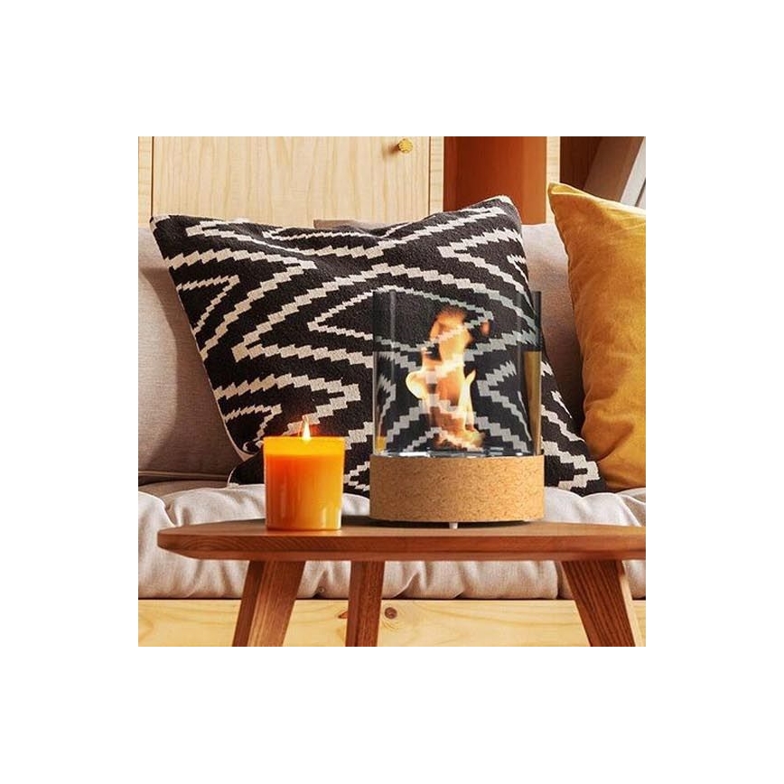 Planika - BIO kominek 36,3x25,1 cm 2,5kW beżowy