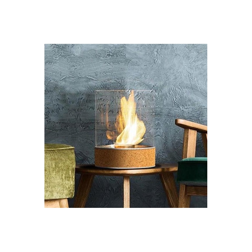 Planika - BIO kominek 36,3x25,1 cm 2,5kW beżowy