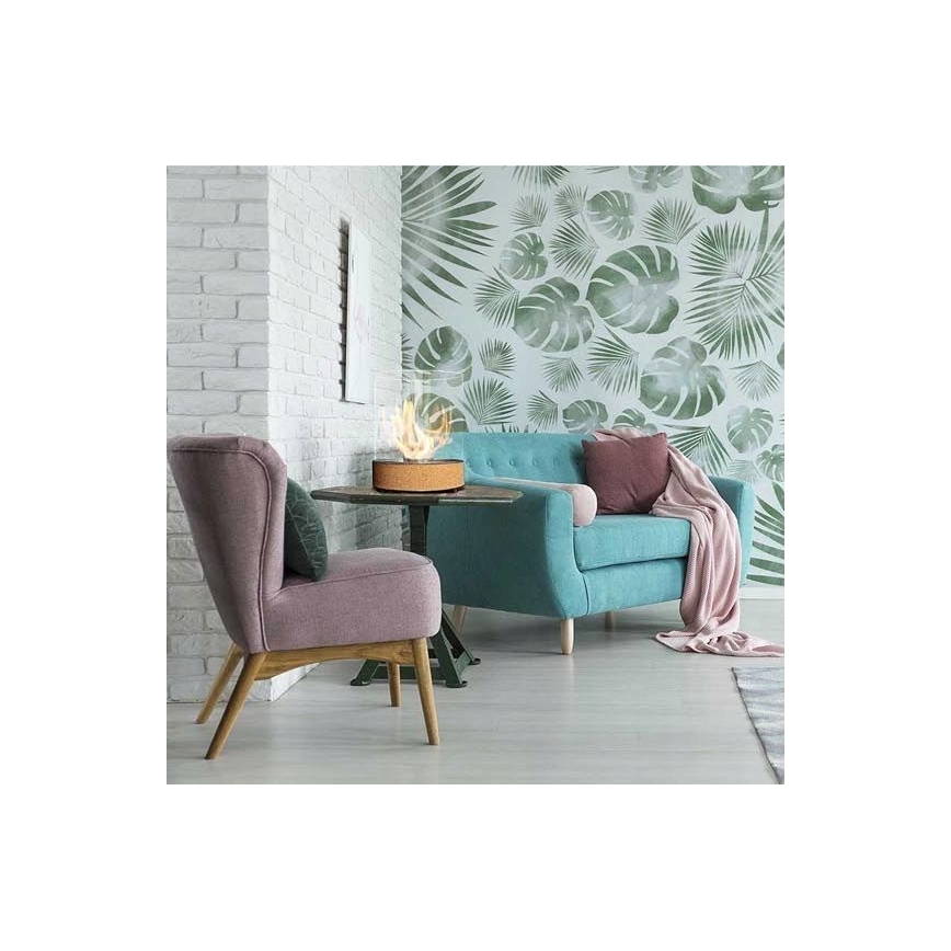 Planika - BIO kominek 36,3x25,1 cm 2,5kW beżowy