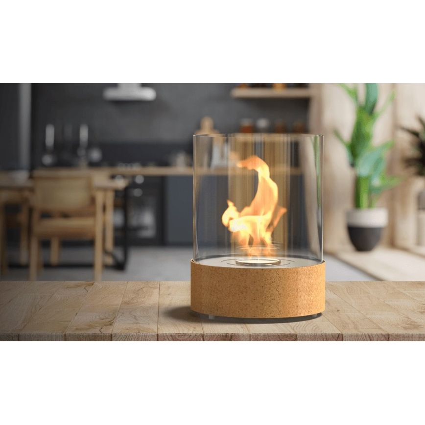 Planika - BIO kominek 36,3x25,1 cm 2,5kW beżowy
