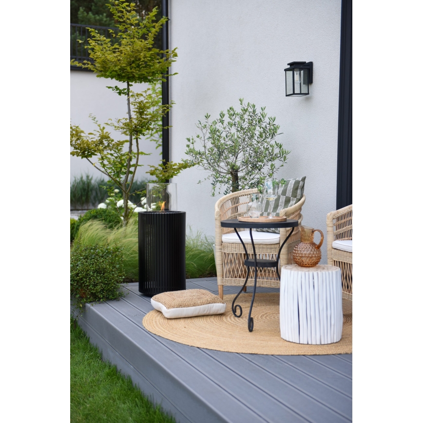 Planika - BIO kominek 87x37,6 cm 2,5kW czarny + pokrowiec ochronny