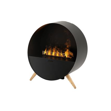 Planika - Water vapor Kominek na pilota 72,9x65,3 cm 125W/230V czarne