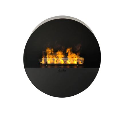 Planika - Water vapor Kominek na pilota 72,9x65,3 cm 125W/230V czarne