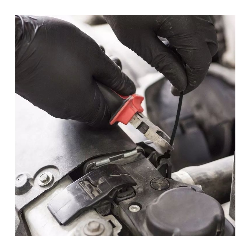 Plastikowa opaska ściągająca 2,5x150mm 100 sztuk czarna