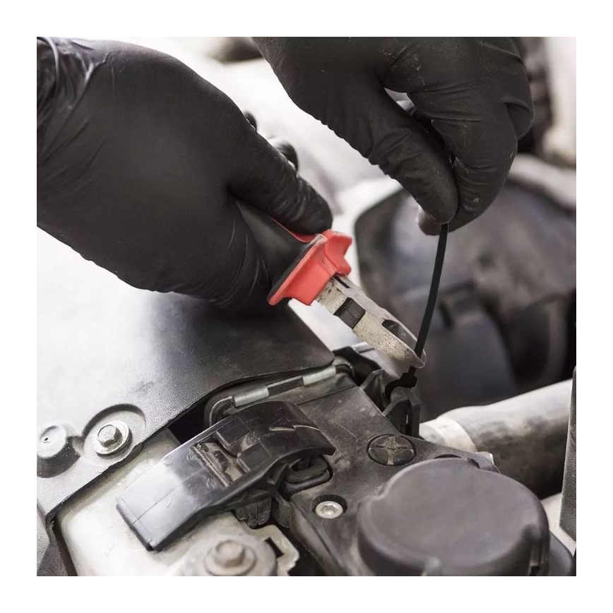 Plastikowa opaska ściągająca 3,5x200mm 100 sztuk czarna