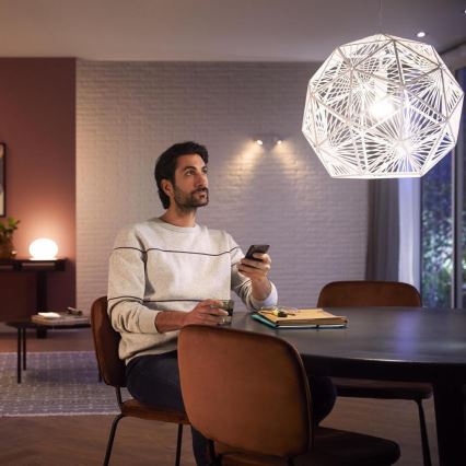 Zestaw startowy Philips Hue WHITE AND COLOR AMBIANCE 3xE27/9W 2000-6500K z mostkiem Hue i bezprzewodowym ściemniaczem