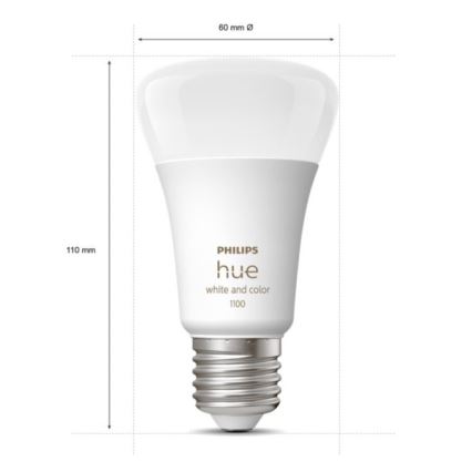Zestaw startowy Philips Hue WHITE AND COLOR AMBIANCE 3xE27/9W 2000-6500K z mostkiem Hue i bezprzewodowym ściemniaczem