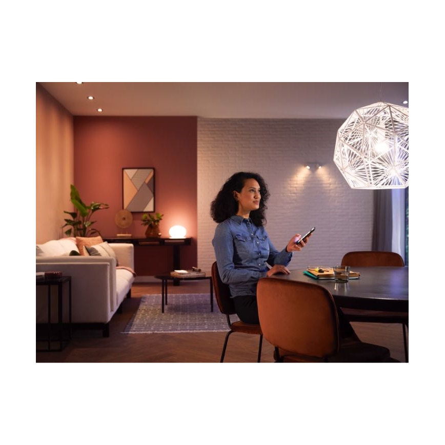 Podstawowy zestaw Philips Hue WHITE 3xE27/9,5W 2700K + mostek Hue i przełącznik ściemniający