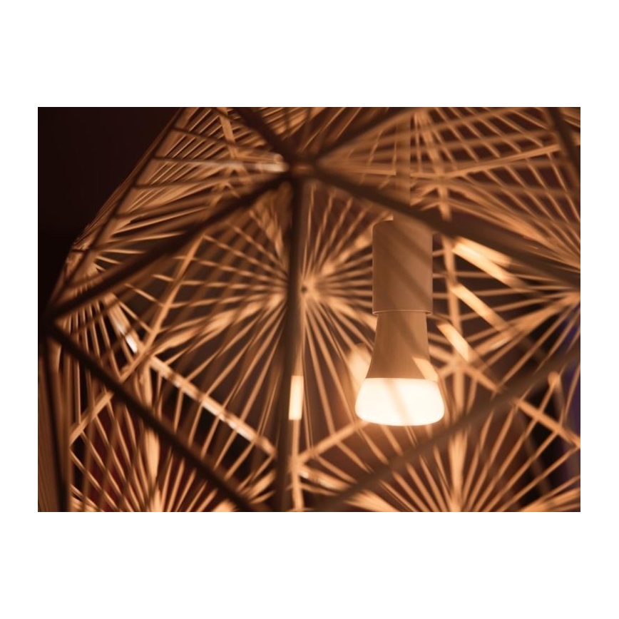 Podstawowy zestaw  Philips Hue WHITE AMBIANCE 2×E27/8W/230V + urządzenie do podłączenia