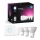 Podstawowy zestaw Philips Hue WHITE AND COLOR AMBIANCE 3×GU10/4,2W/230V 2000–6500K z mostkiem Hue i ściemniaczem