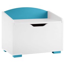 Pojemnik do przechowywania dla dzieci PABIS 50x60 cm biały/niebieski