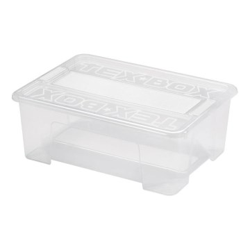 Pojemnik do przechowywania TEX BOX 10 l przezroczysty