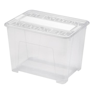 Pojemnik do przechowywania TEX BOX 21 l przezroczysty