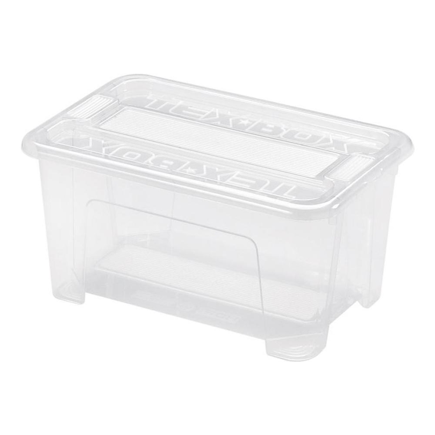 Pojemnik do przechowywania TEX BOX 4,5 l przezroczysty