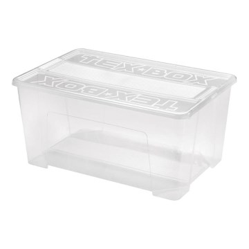 Pojemnik do przechowywania TEX BOX 48 l przezroczysty