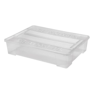 Pojemnik do przechowywania TEX BOX 60 l przezroczysty