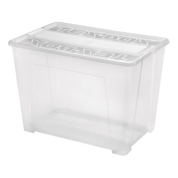 Pojemnik do przechowywania TEX BOX 70 l przezroczysty