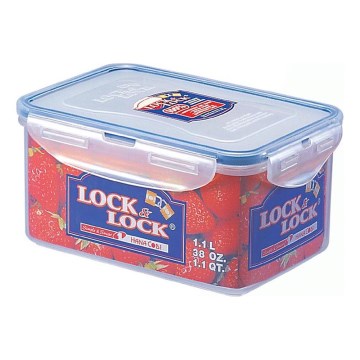 Pojemnik na żywność LOCK 1,1 l niebiesko-przezroczysty