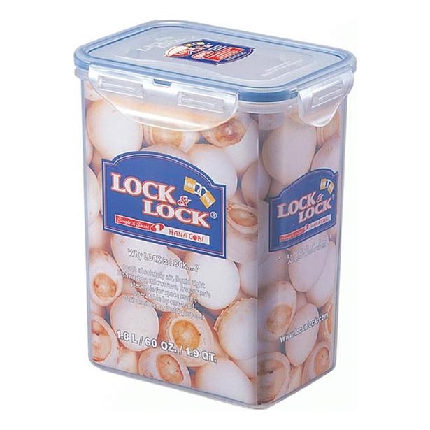 Pojemnik na żywność LOCK 1,8 l niebiesko-przezroczysty