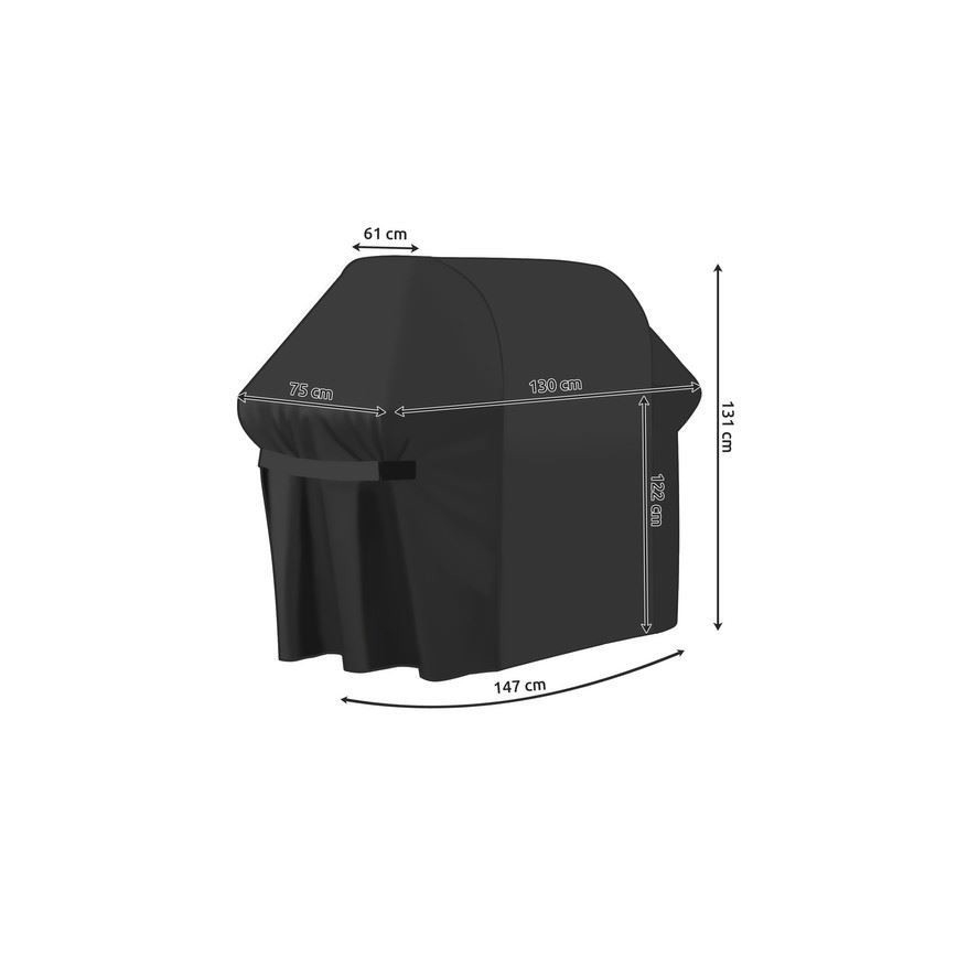 Pokrowiec na grill ogrodowy 131x130x75 cm